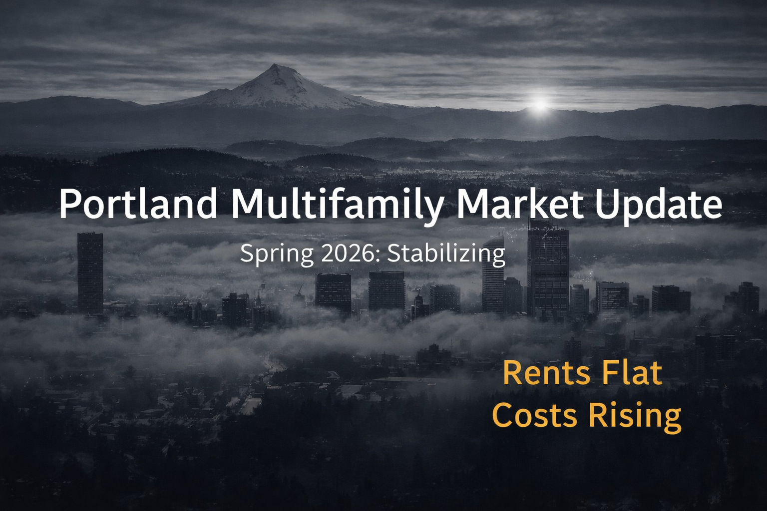  Portland Multifamily Market Stabilizing as Suburban Markets Lead Recovery