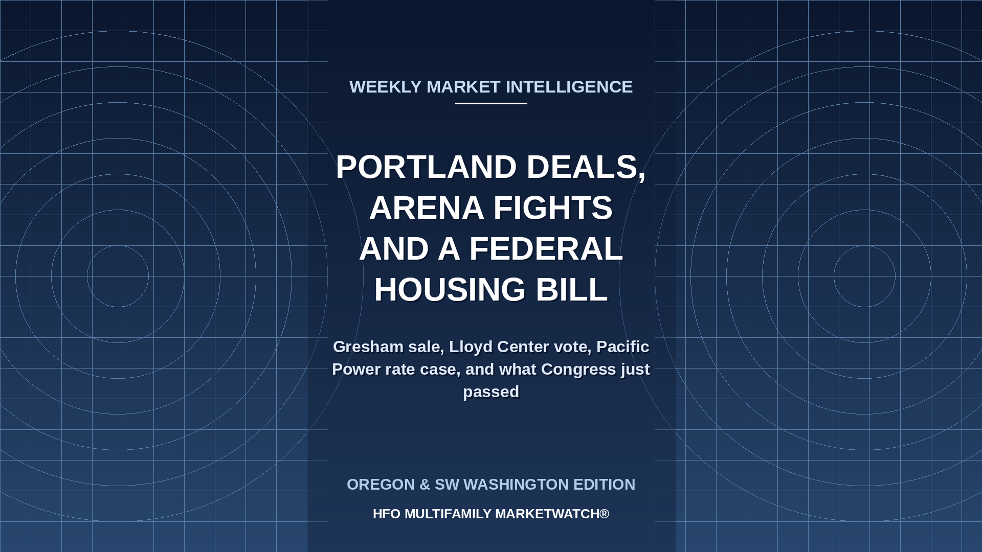  HFO’S $60.8M Gresham Sale Signals Private Capital’s Return to Suburban Multifamily [6/30/26]