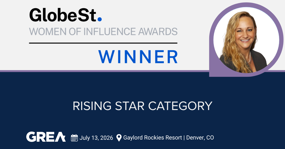  Tiffany Wright Wins CRE Woman of the Year at GlobeSt.Com’s Annual Women of Influence Conference [7/14/26]