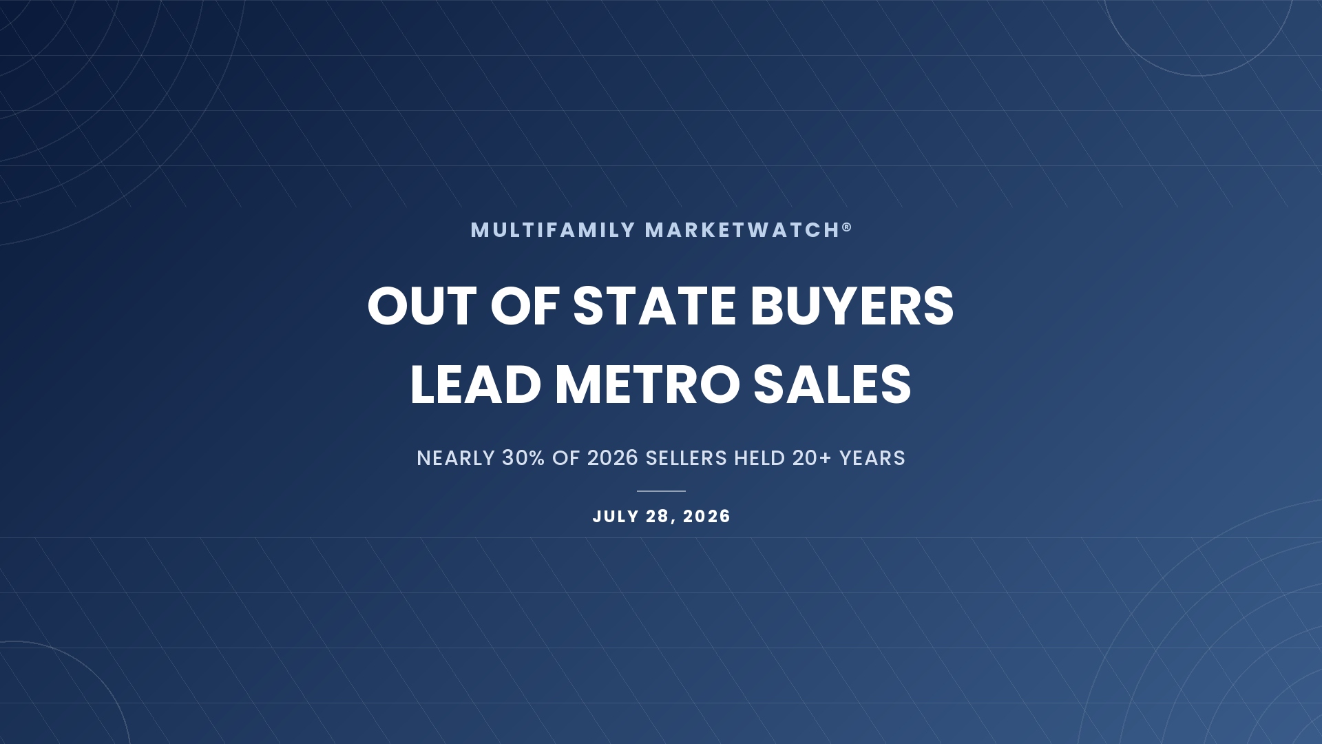 Out of State Buyers Lead Metro Sales