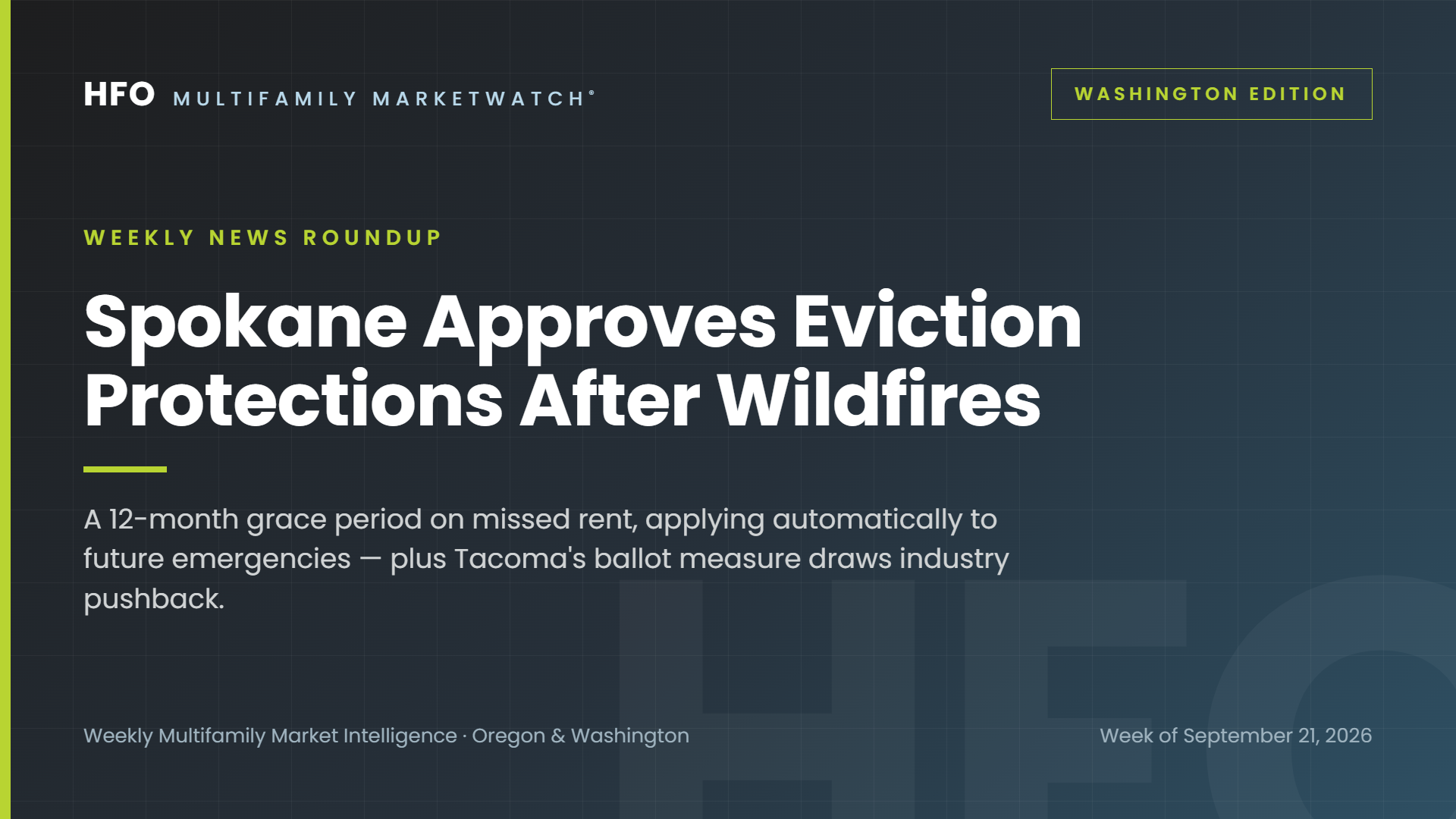  Spokane and Tacoma Press New Housing Provider Regulations [9/22/26]
