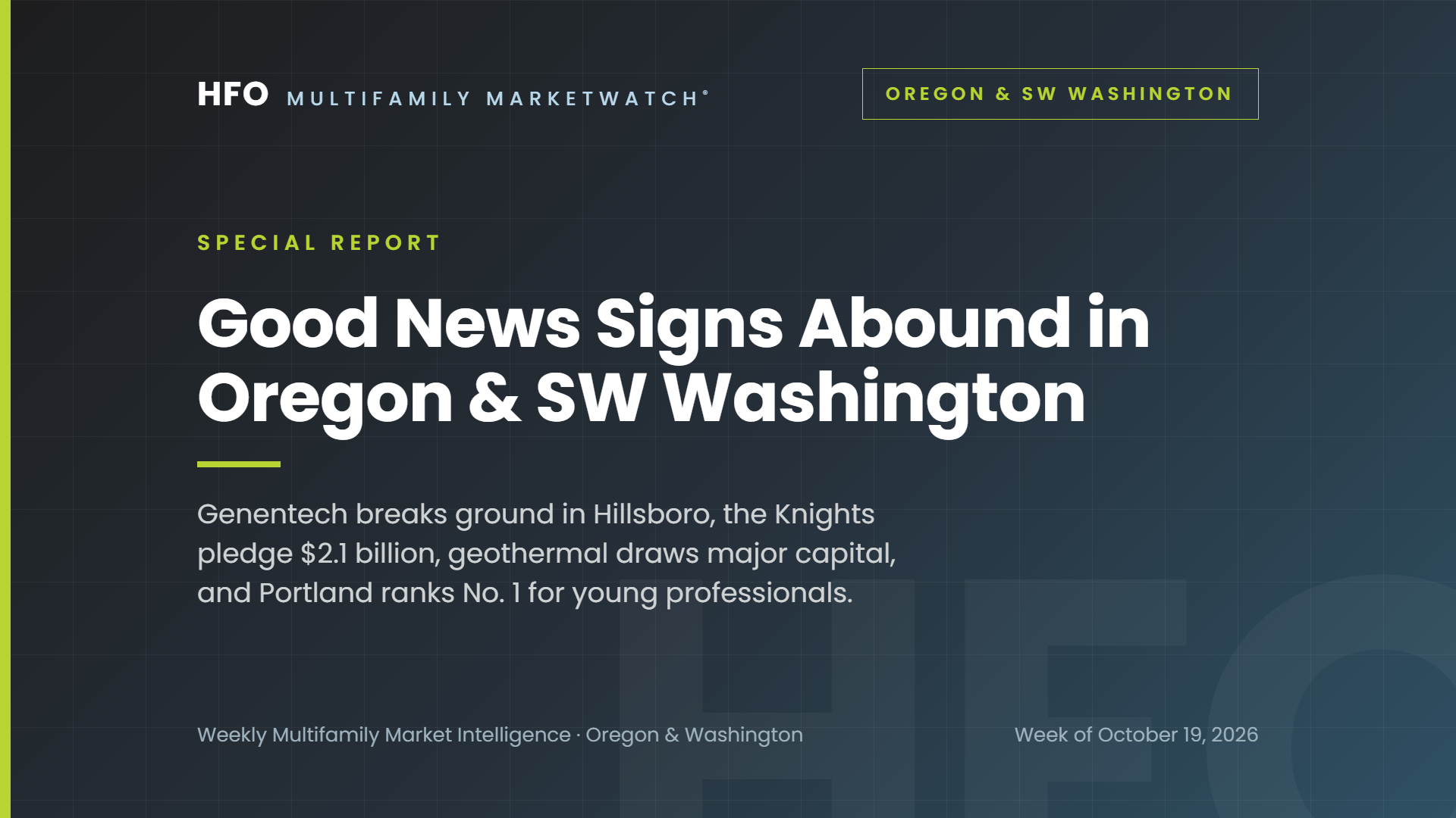  Good News Signs in Oregon and SW Washington [10/20/26]
